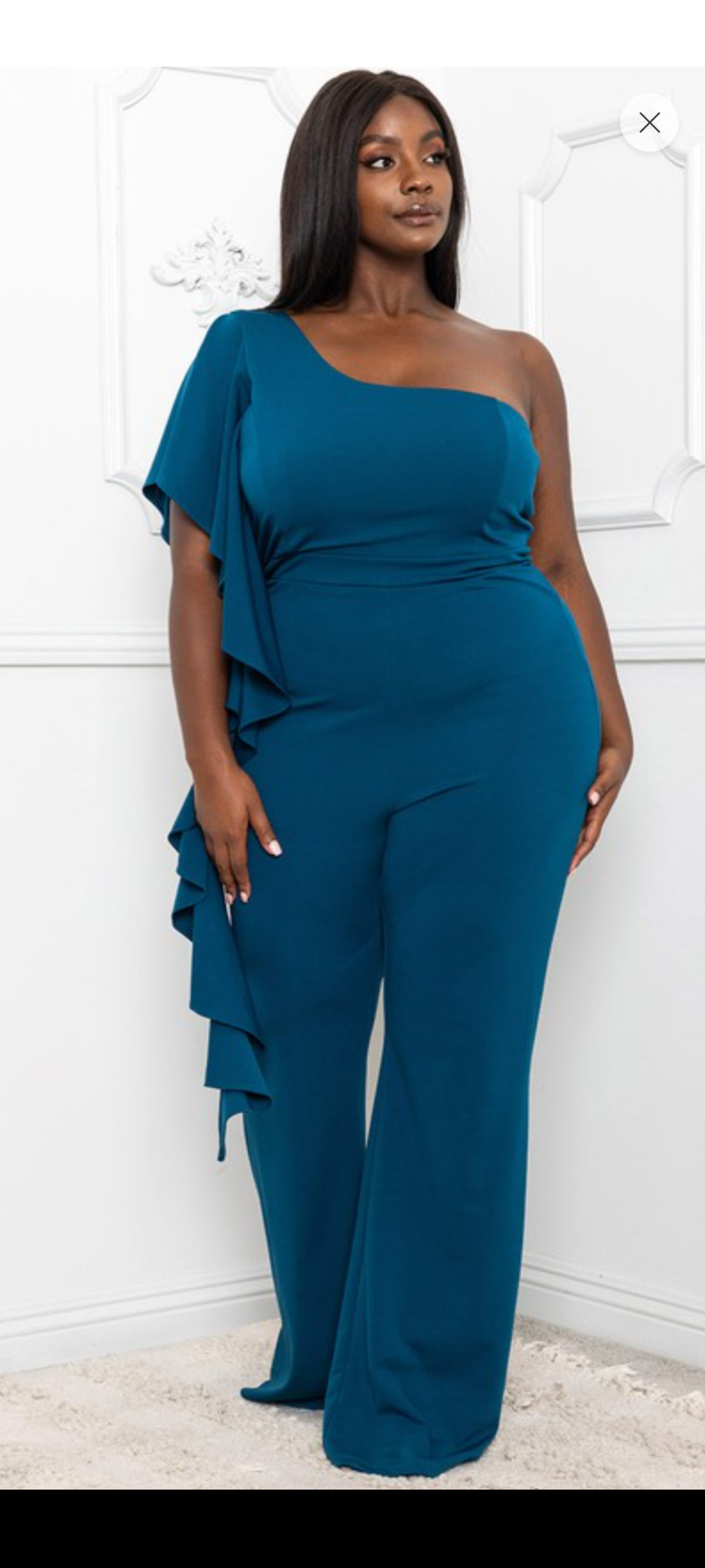 Symphony Ruffle Side Jumpsuit Sample